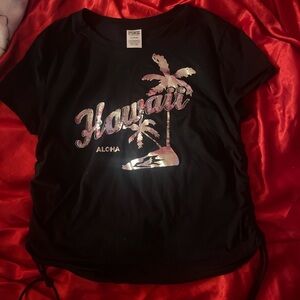 PINK bling Hawaii top